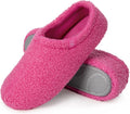 HomeTop Women's Fuzzy Curly Fur Memory Foam Loafer Slippers by HomeTop
