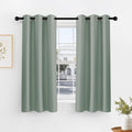 PONY DANCE Sage Green Small Curtains by PONYDANCE