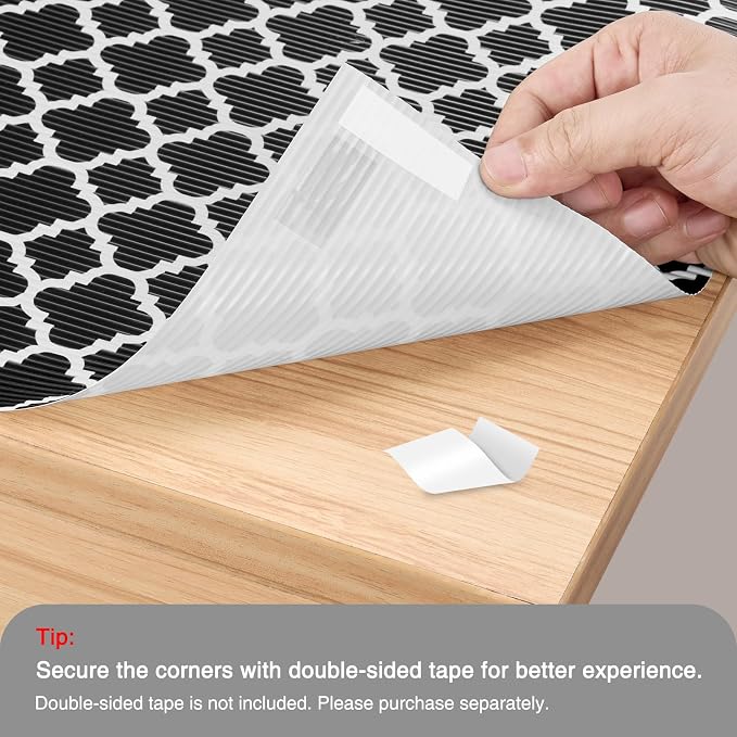 Glotoch Shelf Liners for Kitchen Cabinets 12” x 20 ft, Non Slip Drawer Liner - Image 6