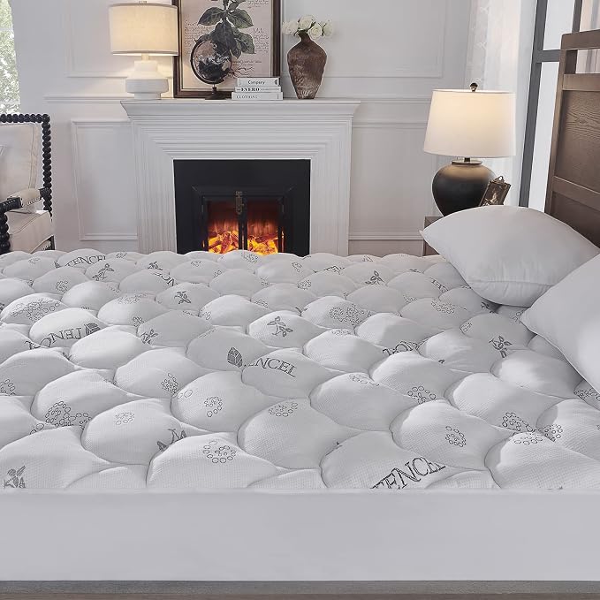Softhour Padded Topper California King Size 40% Tencel Blend Rayon from Bamboo - Image 5