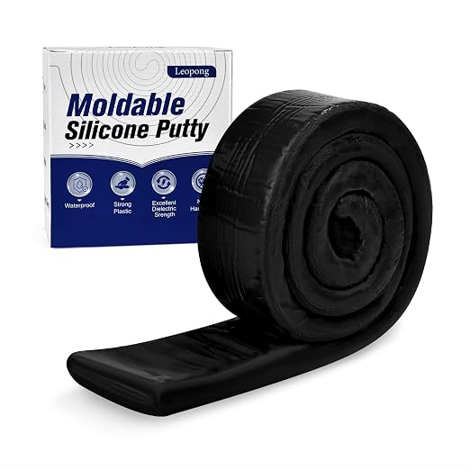 Moldable Silicone Putty, Waterproof, Stay Pliable, Good Plasticity by Leopong