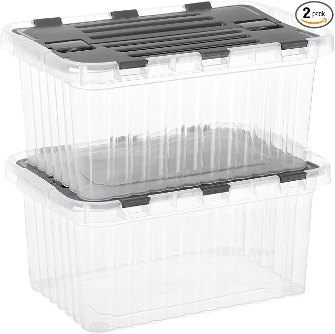 Superio Clear Storage Boxes by Superio