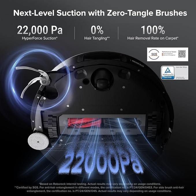 roborock Saros 10 Robot Vacuum and Mop, 000Pa Suction, AI Obstacle Avoidance - Image 3