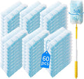 60 Count 360° Heavy Duty Duster Refills Compatible by Senowi