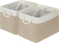 DULLEMELO Storage Baskets Large 16"x12"x12" Tall Rectangular Baskets Fabric by DULLEMELO