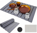 Large Diatomite Kitchen Counter Drying Mat – 24”x16”, Aesthetic Stone Mat by Unknown