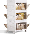 QudraKast 3-Tier Stackable Plastic Storage Bins - 67QT Stackable Storage Bins - by QudraKast