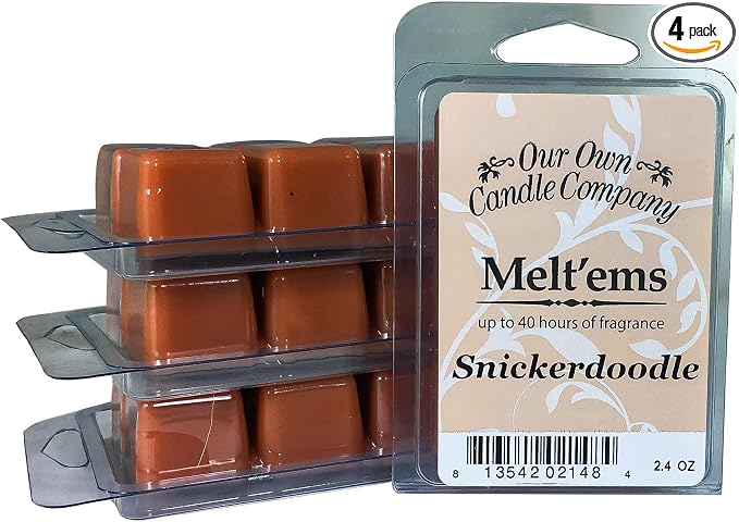 Our Own Candle Company Premium Wax Melt, Snickerdoodle, 6 Cubes, 2.4 oz by OurOwnCandleCompanycandles