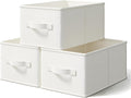 3 Pack Fabric Storage Bins for Shelves | 14¾" L*10¼" W*8¼" H Closet Storage by LaySpace-YourRoomOrganizer