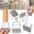 24PCS Square Chair Leg Floor Protectors, Furniture Sliders, Chair Leg Protectors by Indemo