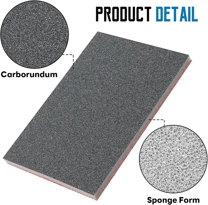 20 Pack 180 Grit Sanding Sponge, 3 x 4 Inch Soft Foam Sanding Block Wet Dry - Image 4