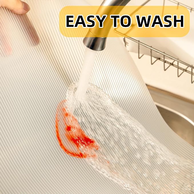 Shelf Liner Non Slip, Non Adhesive Cabinet Liner, Waterproof Drawer Liner - Image 4