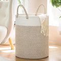 INDRESSME Tall Wicker Laundry Basket, Large Woven Clothes Hamper by INDRESSME