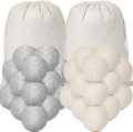 Roowest 56 Pieces Wool Dryer Balls Set 54 Reusable Wool Balls by Roowest