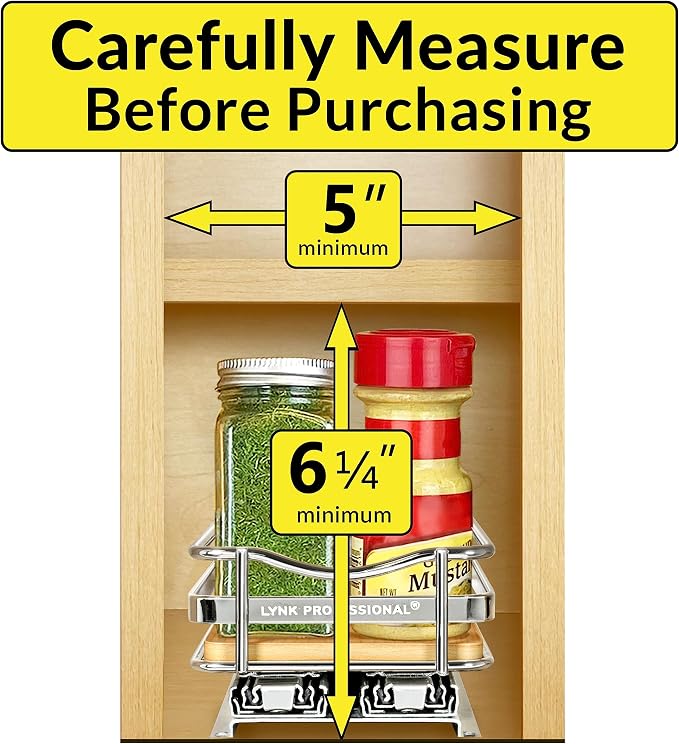 LYNK PROFESSIONAL® Élite™ Pull Out Spice Rack Organizer - Image 4