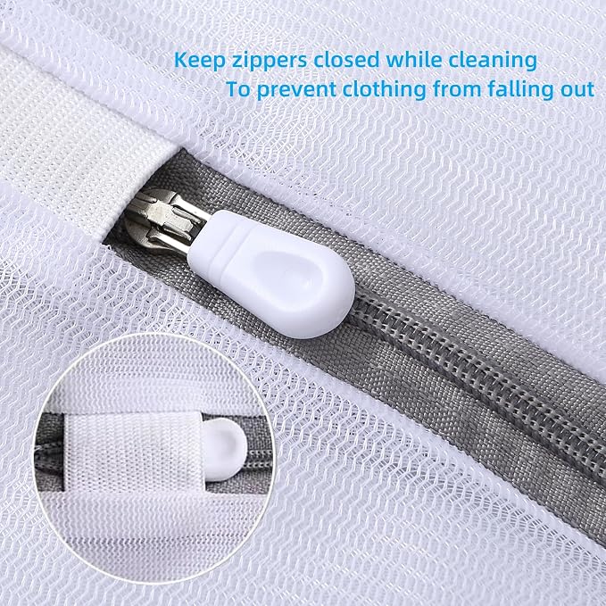 Lingerie Bags for Washing Delicates 3Pcs Mesh Laundry Bags Net Wash Bag for - Image 4