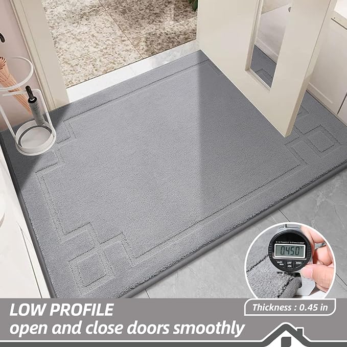 BEQHAUSE Door Mat 24" x 60", Non-Slip Door Mats Indoor Entryway Rugs Washable - Image 6