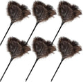 Ostrich Feather Duster-14.9 Inch Mini Natural Feathers Dusters by FeelFunFeather