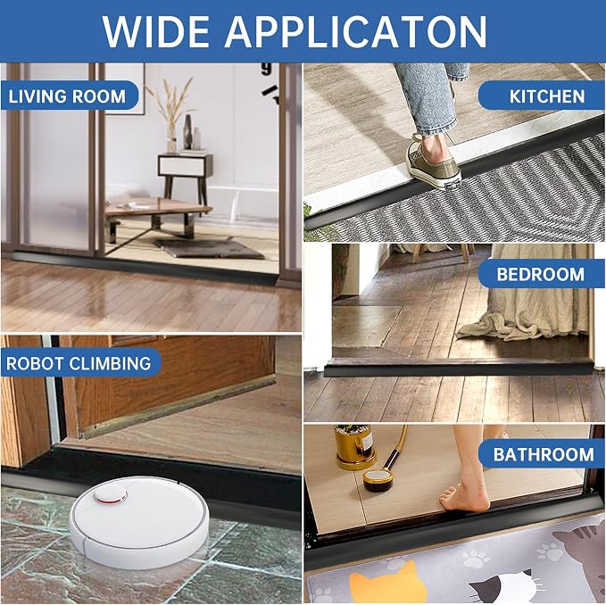Vinyl Door Threshold Flooring Transition Strip Self Adhesive Carpet Edging Strip - Image 6