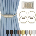 Magnetic Curtain Tiebacks 4 Pack Beige Curtain Rope Tieback Curtain Holders by CURTAINTIEBACKS