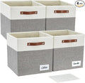 Collapsible Fabric Storage Cube Bins by Bagnizer