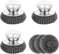 6Pcs Steel Wool Scrubber, Stainless Steel Scrubber by Unknown
