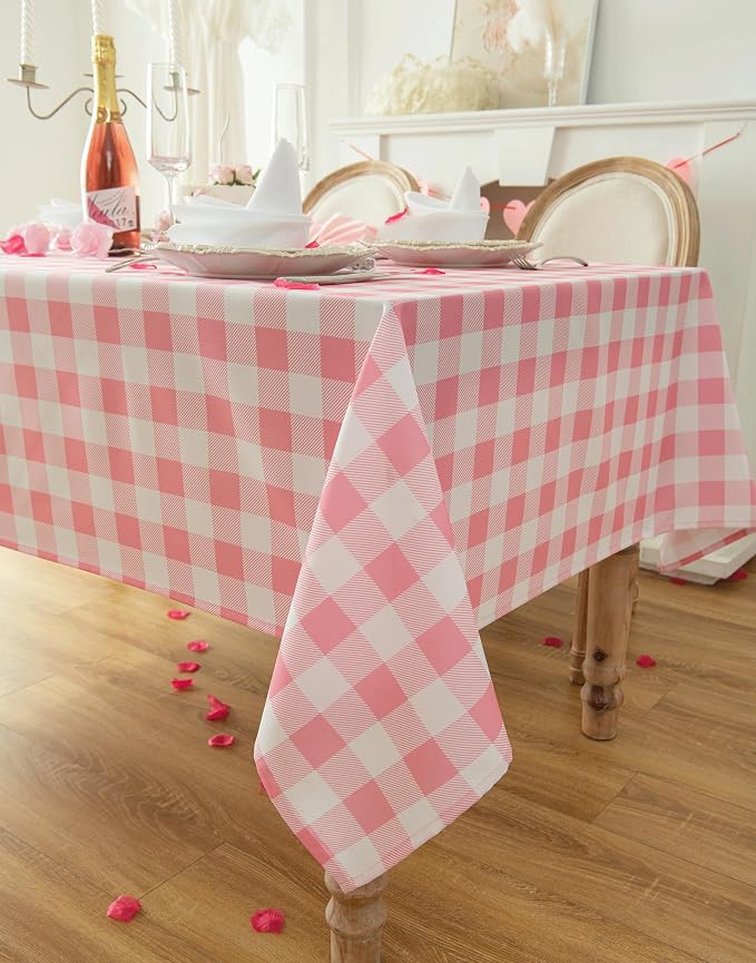 Classic Gingham Buffalo Tablecloth Fabric - Image 3