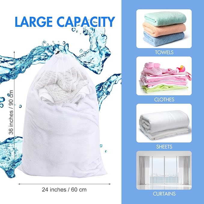 Berlune 30 Pack 24 x 36 Inches Large Mesh Bags - Image 2