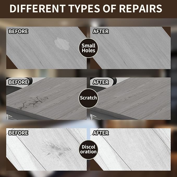 Wood Repair Kit, Furniture Repair Kit Scratch Cover - Image 4