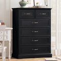 6 Drawer Dresser for Bedroom, Rustic Farmhouse Dresser by Thacuok