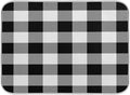 White and Black Buffalo Plaid Dish Drying Mat 18x24 by Wamika