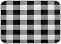 White and Black Buffalo Plaid Dish Drying Mat 16x18 by Wamika