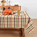 Waterproof Checkered Tablecloth Fabric by Essifunia