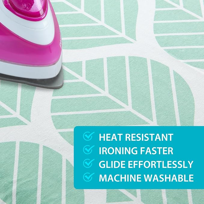 Wide Ironing Board Cover and Pad 18 x 49 inch Heat Reflective - Image 4