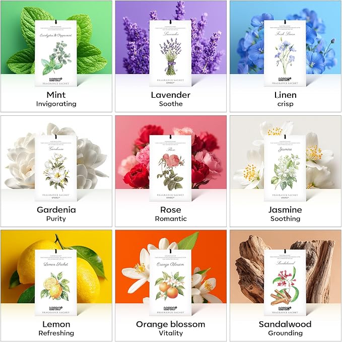 12 Pcs Rose Sachets Long Lasting Air Freshener Fragrance Potpourri Bags Odor - Image 6