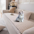 OTOB Couch Covers for Sofa Pet Friendly, Washable & Non Slip Fuzzy Dog Couch by OTOB