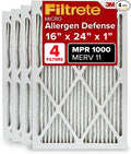 Filtrete 16x24x1 AC Furnace Air Filter, MERV 11, MPR 1000, Micro Allergen by Filtrete