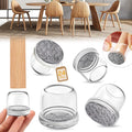 24PCS Round Chair Leg Floor Protectors, Furniture Sliders, Chair Leg Protectors by Indemo