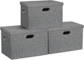 Large 17" 36 Quart Collapsible Stackable Storage Bins by GraciadecoStorage