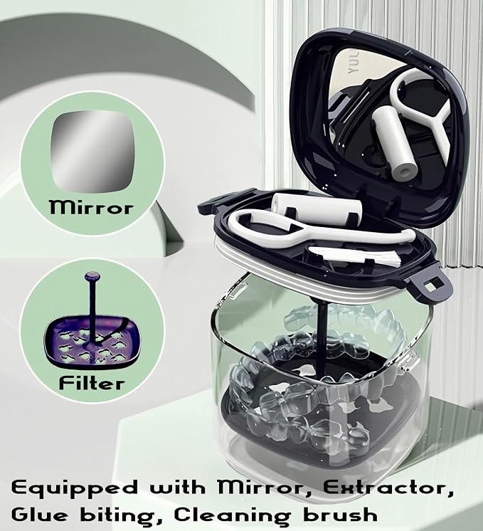 MURRI&MURRDI Retainer Case, Denture Bath Box - Image 5