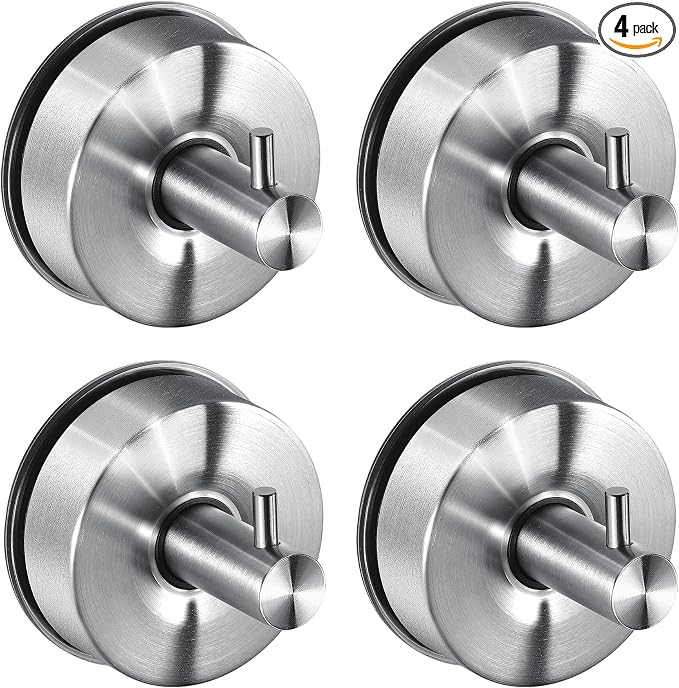 JOMOLA Brushed Stainless Steel Shower & Bathroom Hooks by JOMOLA