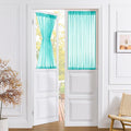Tollpiz Sheer Door Curtains Closet Linen Textured Curtain Sheers Doorway Light by Tollpiz
