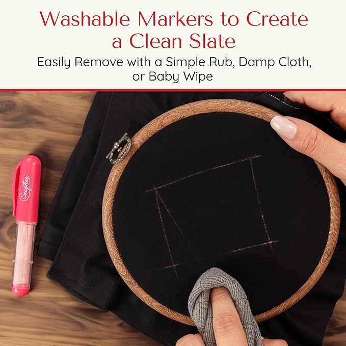 Fabric Markers for Sewing – Ergonomic Tailors Chalk Pen - Image 5