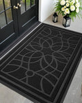 DEXI Front Door Mat Outside Entrance, Heavy Duty Non Slip Low Profile Doormat by DEXI