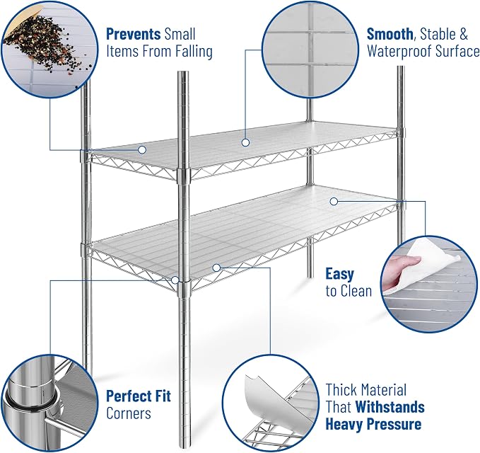 Sterling Shelf Liners Wire Rack Covers: Long-Lasting Shelf Liner Cover - Image 5