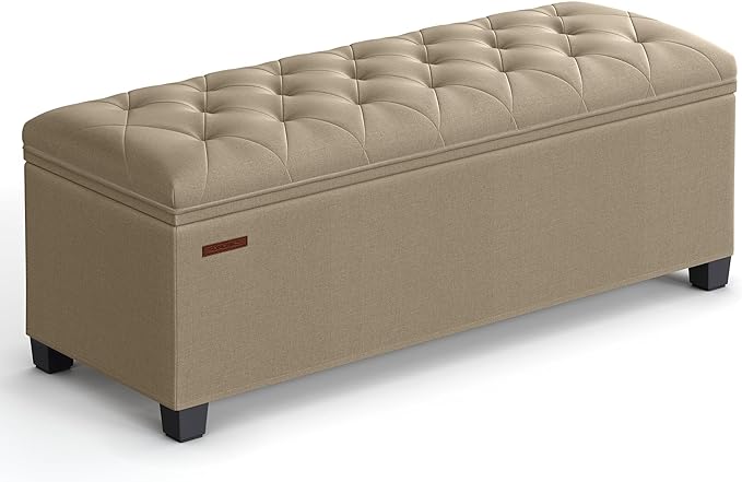 SONGMICS Storage Ottoman Bench, Foot Rest by SONGMICSbySONGMICSHOME