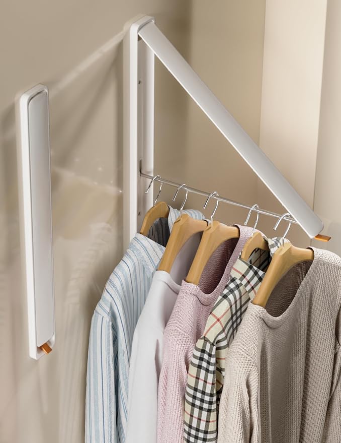 Dr.DJ Clothes Drying Rack Wall Mounted, Retractable & Foldable Clothes Hanger by DrDJ