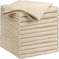 GLIMGLINT Brown Microfiber Cleaning Cloth, 12 Pack Cleaning Towels by Unknown