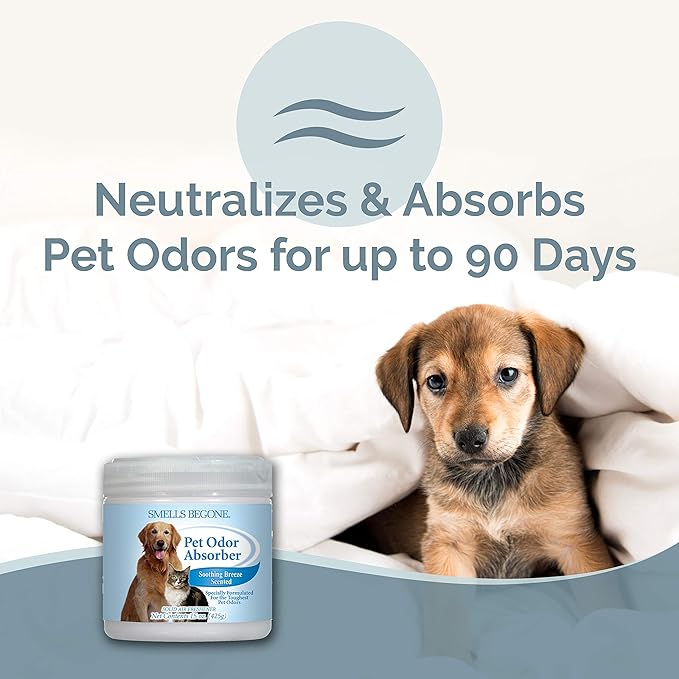 SMELLS BEGONE Air Freshener Pet Odor Absorber Gel - 15 oz - Image 2