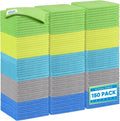 HOMEXCEL Microfiber Cleaning Cloth 150 Pack, 12.5 x 12.5 inch Microfiber Towels by HOMEXCEL